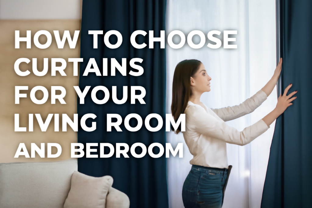 How to Choose Curtains for Your Living Room & Bedroom